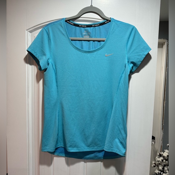 Nike Tops - Nike Aqua Blue Short Sleeve Dri-FIT Tee